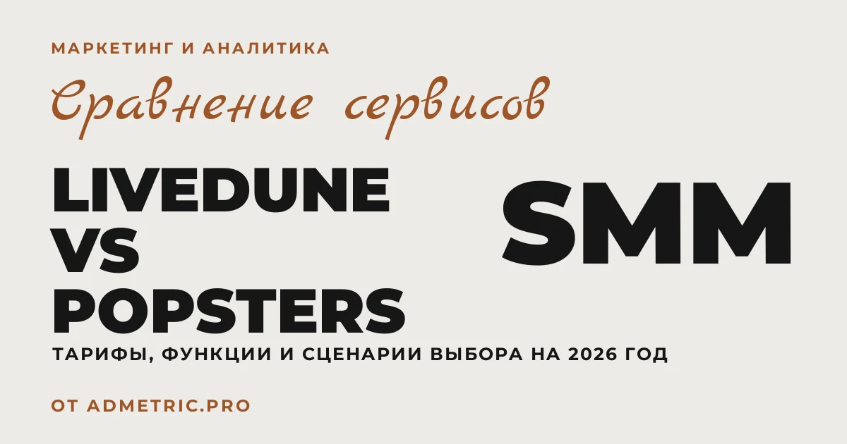 LiveDune vs Popsters: сравнение сервисов