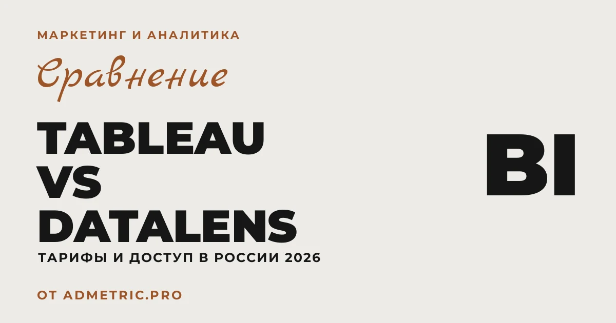 Tableau vs Yandex DataLens: цены и доступ в России